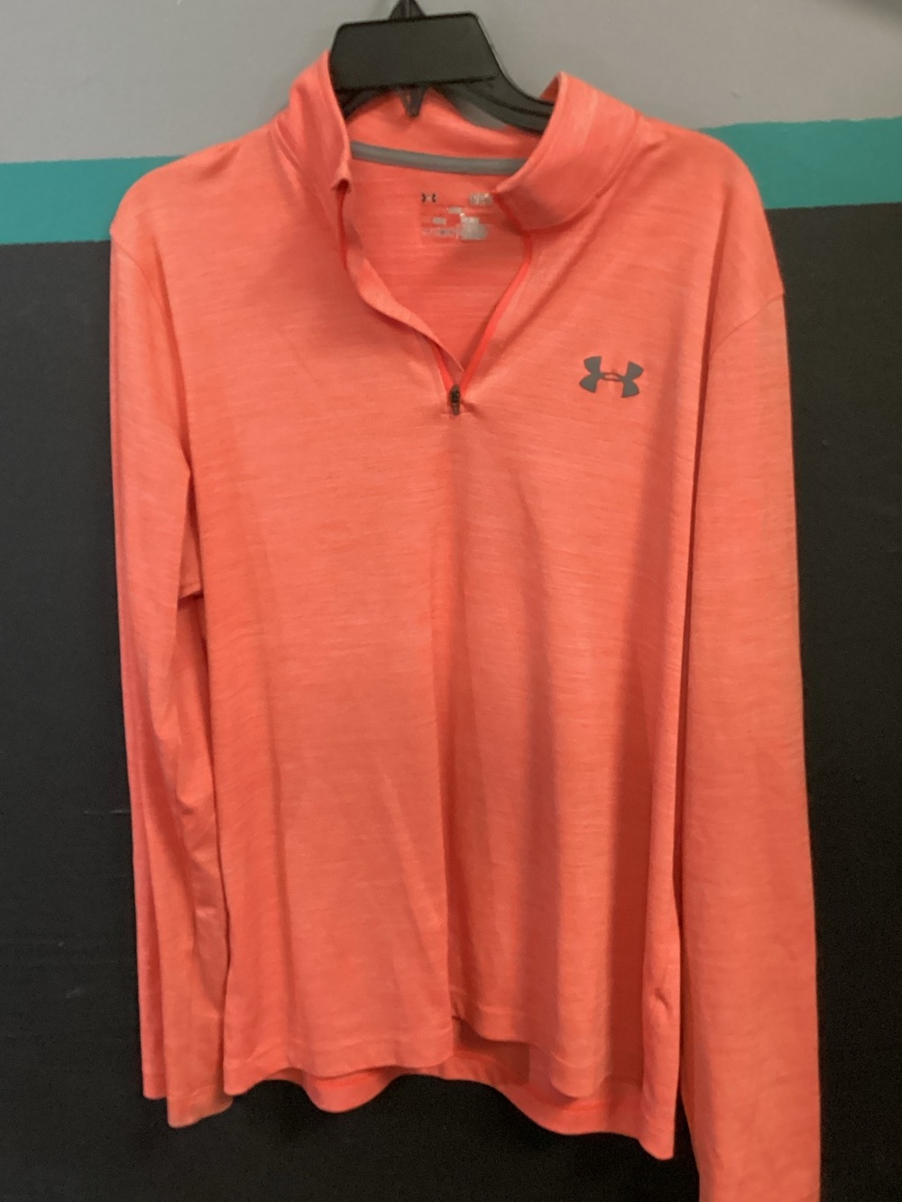 Under Armour Men’s Orange Quarter-Zip Pullover
